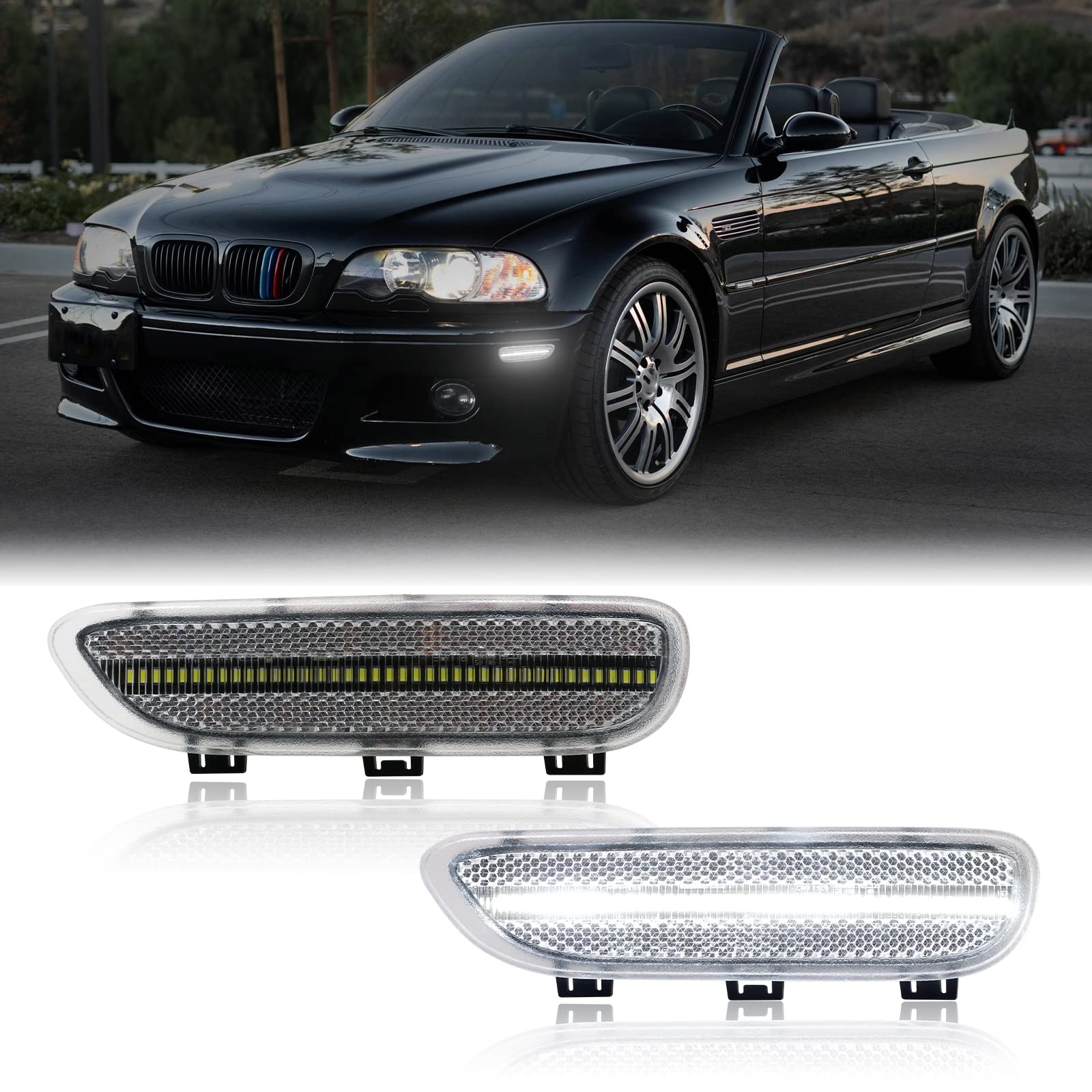 Amazon.com: Mynoway Front LED Sequential Side Marker Lights